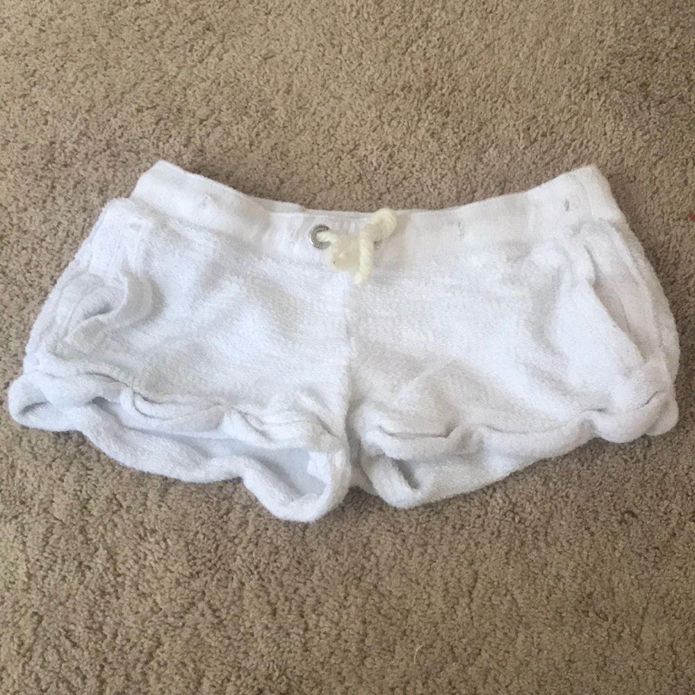 White Soft Shorts